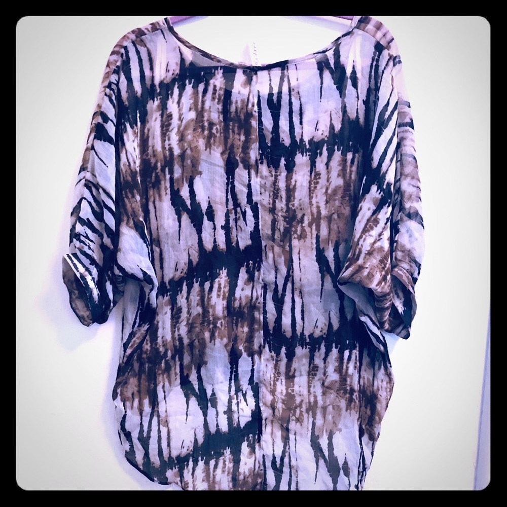 Cute Andree high low with sequin embellishments